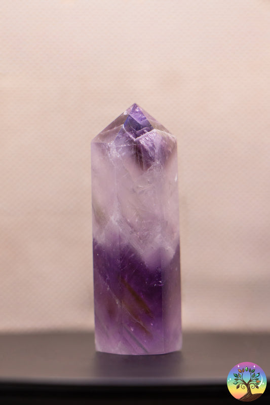 Améthyste Rubanée - Pointe Polie