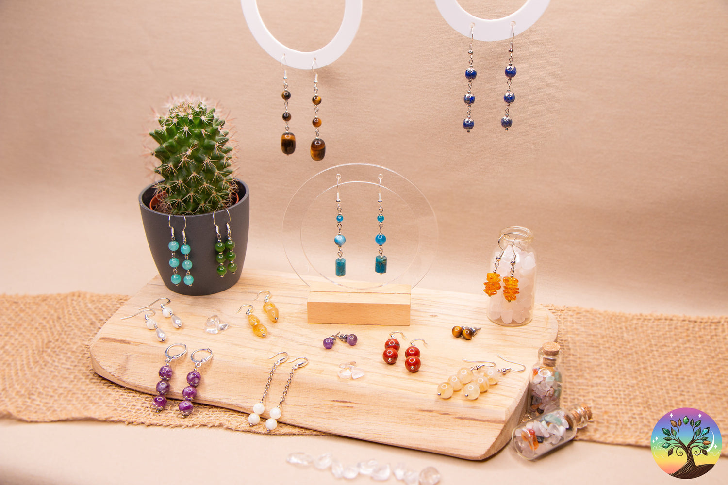 Murmures d’Énergie - Boucles d'Oreilles