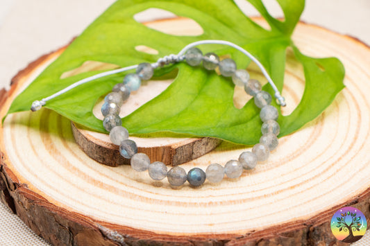 Labradorite - Bracelet facetté 6 mm