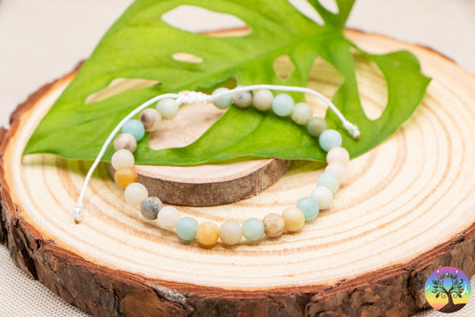 Amazonite Multicolore - Bracelet 6 mm