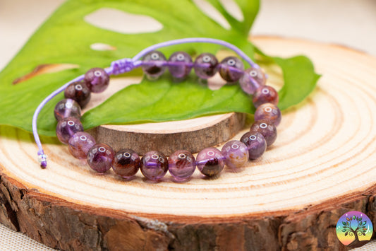 Améthyste Fantôme - Bracelet 8 mm