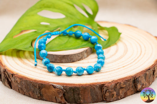 Apatite Bleue - Bracelet 6 mm