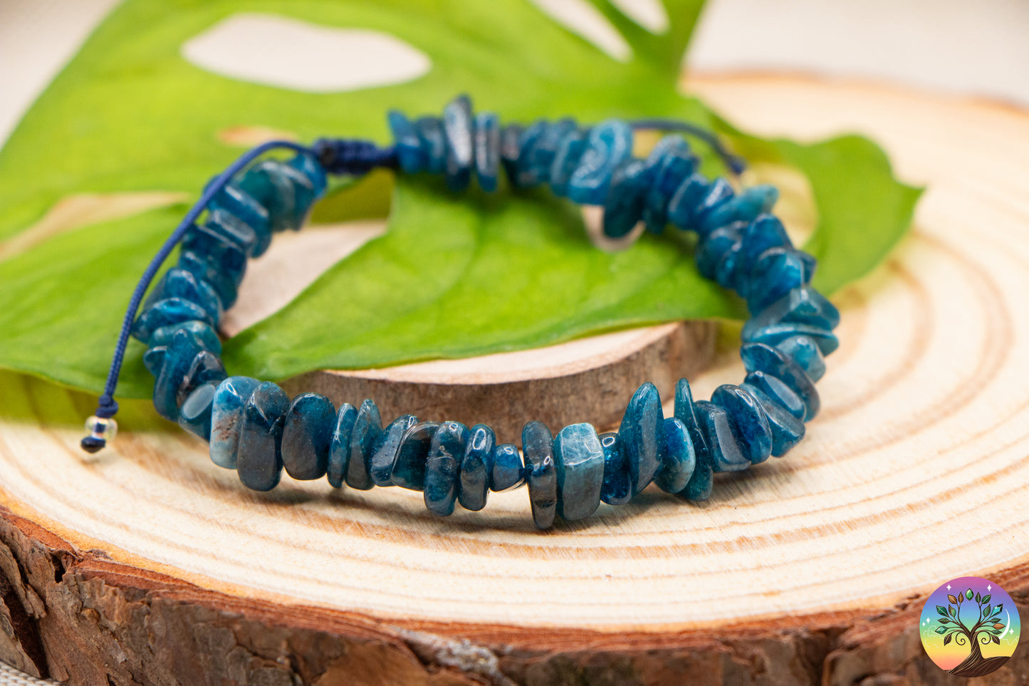 Apatite Bleue - Bracelet Baroque