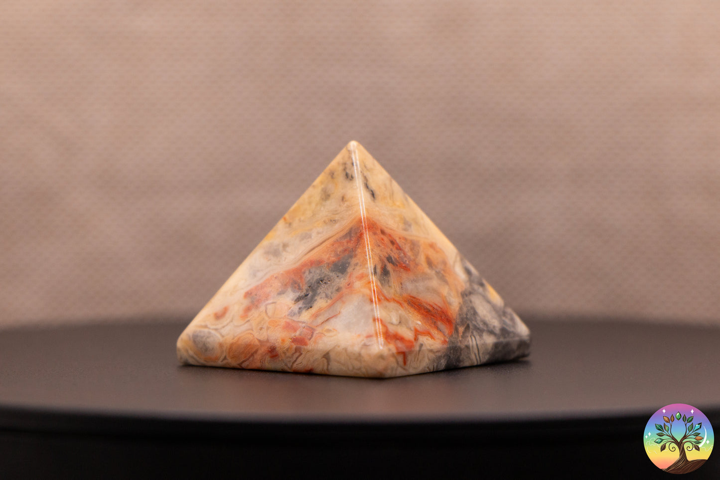 Agate Crazy Lace - Pyramide (30 mm)