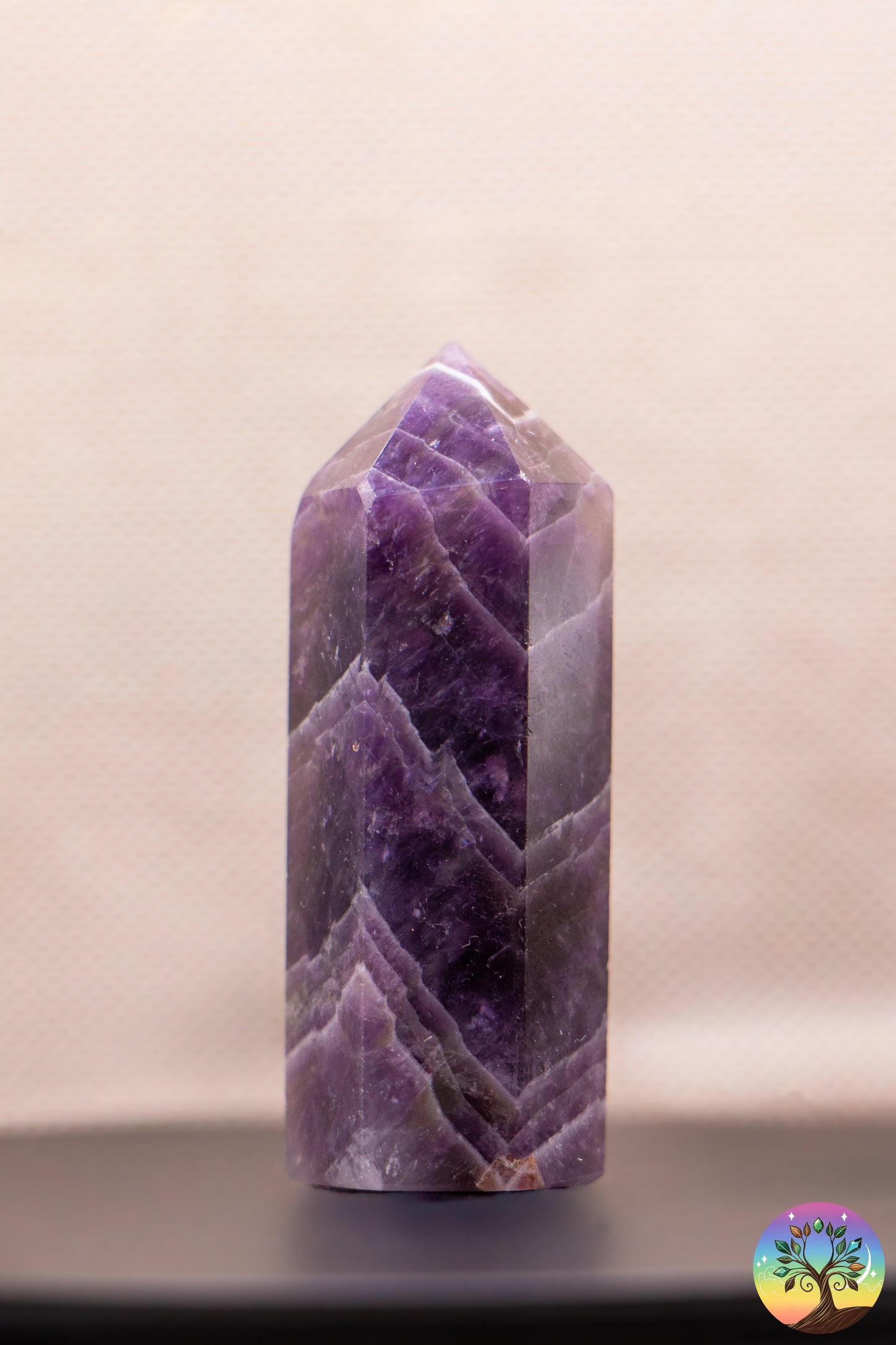 Améthyste Rubanée - Pointe Polie