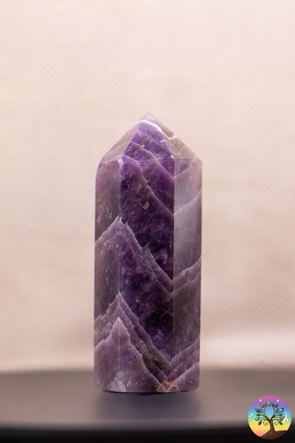 Améthyste Rubanée - Pointe Polie