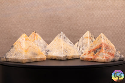 Agate Crazy Lace - Pyramide (30 mm)