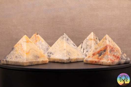 Agate Crazy Lace - Pyramide (30 mm)