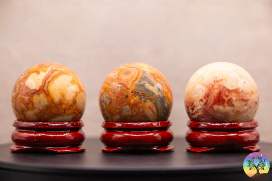 Agate Crazy Lace - Sphère (30 mm)