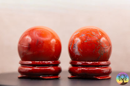 Jaspe Rouge - Sphère (30 mm)